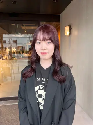 ロング カラー ピンクカラー/ mana🎀のヘアスタイル