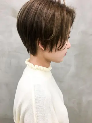ショート モエ 代々木公園/神山町のヘアスタイル