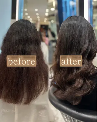 ロング パーマ 韓国カラーお任せ❤️ アサコサユリ🎀の眉毛・アイブロウイメージ