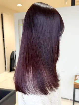カラー 暖色/レイヤーカット /艶髪/髪質改善/のマツエク・マツパデザイン