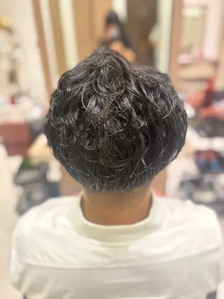 ショート パーマ 🐈‍⬛SARA🎀 メンズ縮毛矯正のヘアスタイル