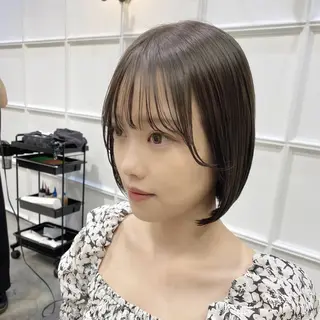 ショート カラー 透明感カラー🌿 グレージュ🐺陽介のヘアスタイル