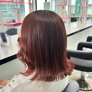 ミディアム Wカラー/暖色/べ ージュりく©︎🐝のヘアスタイル