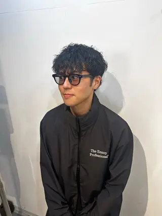 パーマ メンズ 林 南美のヘアスタイル