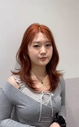ミディアム ❤︎︎韓国ヘア❤︎︎ 𝑺𝒉𝒊𝒉𝒐のヘアスタイル