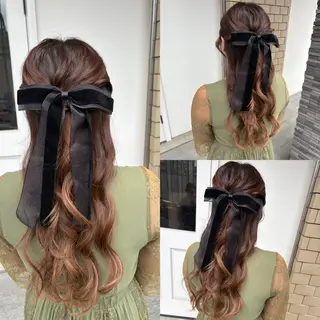 ロング ヘアアレンジ 美髪× ヘアセット✨Araiのヘアスタイル