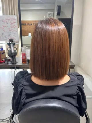 ミディアム TELAHAIR 石岡♡Rinaのヘアスタイル