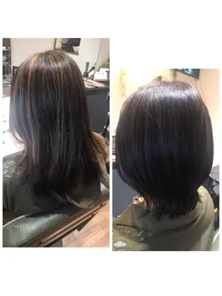 ミディアム カラー Ray hair 春日部のヘアスタイル