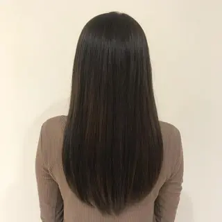 ロング カラー 菅 由梨菜のヘアスタイル