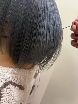 ショート カラー ハイライト/インナー /ブリーチ/レイヤーのヘアスタイル