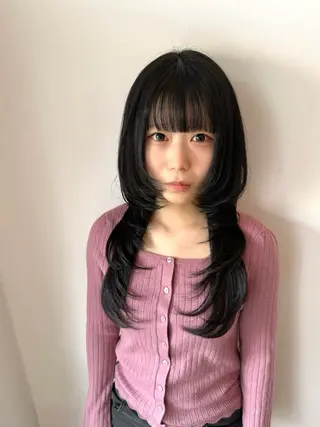 ロング カラー フラム所属・WATANABE MISAKIのヘアスタイル