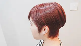 カラー ショート 浅野 翔馬のヘアスタイル