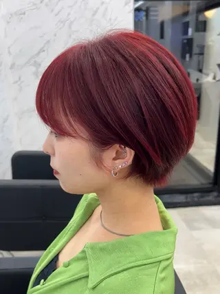 ショート 韓国パーマ 美容師 和田爽良のヘアスタイル