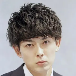 メンズ メンズ特化/パーマ/ ブリーチ/福島 千颯のヘアスタイル