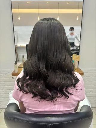 ロング コテ巻き風パーマ🫧 麻尋のヘアスタイル