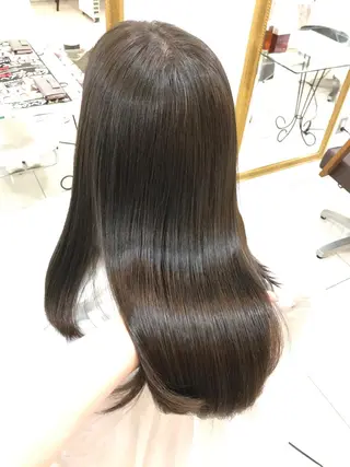 セミロング カラー ヘアアレンジ ナチュラル艶ヘア 🌸内田彩香のヘアスタイル