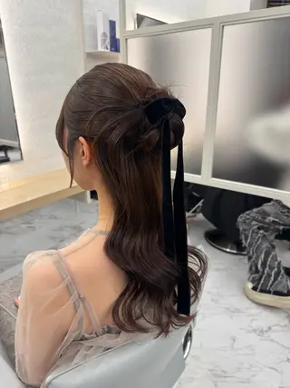 ロング ヘアアレンジ 韓国/アイドルヘア 🎀みづきのヘアスタイル