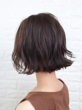 ミディアム カラー エイジングケア特化 美容師✂️山崎竜二のヘアスタイル