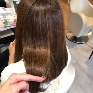 ミディアム カラー 金子 富士のヘアスタイル
