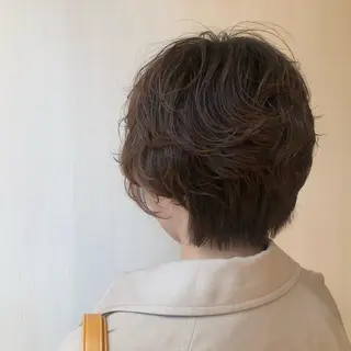 ショート パーマ 川本 あゆのヘアスタイル