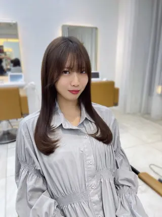 ロング 中顔面短縮 顔まわり新田大翔のヘアスタイル
