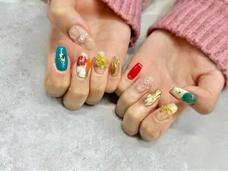 ネイル N-mode所属・yuya パラジェル/長さ出しのネイルデザイン