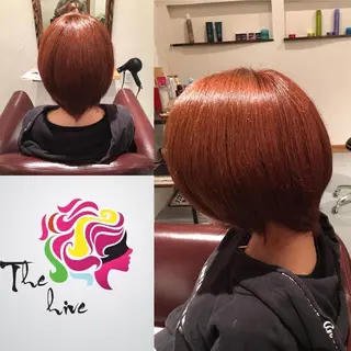 ショート カラー Hair salon The hiveのヘアスタイル