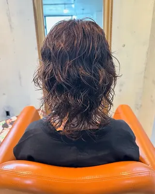 ミディアム パーマ マエダ　カズエ🫶 coronahairのヘアスタイル