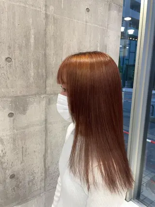 セミロング ハイトーンカラー✨️ 艶カラー特化Amiのヘアスタイル