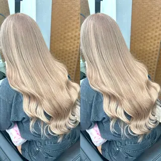 カラー ヘアメ🎀推しカラー 🥣横浜/しほ🧸のヘアスタイル