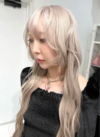 ミディアム カラー HARU//原宿🤍 リピート率NO.1のヘアスタイル