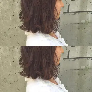 ミディアム カラー マンツーマン美容師 立川　♡MIHO♡のヘアスタイル