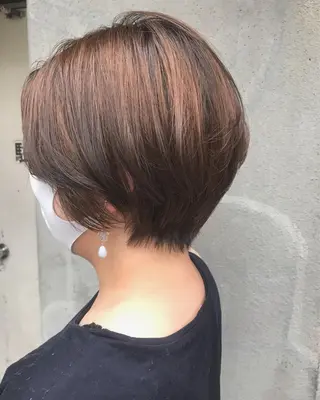 ショート さの あやねのヘアスタイル