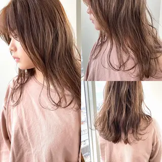 セミロング 小澤大輔 YOLO hairのヘアスタイル