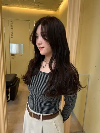 ロング カラー 伶風/ボブ/ ハッシュカットのヘアスタイル