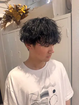 パーマ メンズ AYAKA/メンズ パーマ/四条烏丸のヘアスタイル