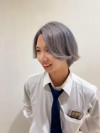 ショート カラー メンズ 銀座/カラー 🎀momo🎀のヘアスタイル