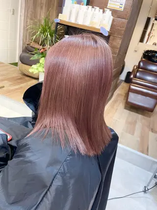 ロング カラー 髪質改善で 憧れの潤艶美髪にのヘアスタイル