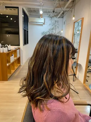 ロング 長瀬 友樹のヘアスタイル