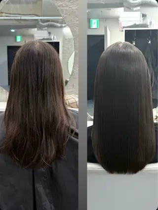 ロング ブリーチ×縮毛矯正 💫だいちのヘアスタイル