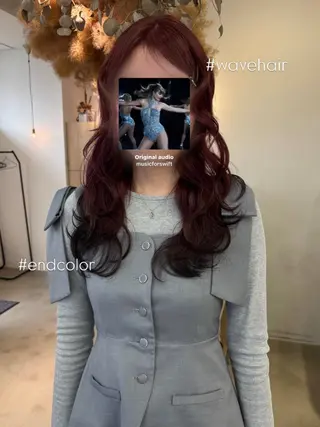 ロング vince gio 彩織のヘアスタイル