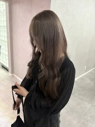 ロング カラー 盛れる顔まわり✨🎀 レイヤー別所好葉のヘアスタイル