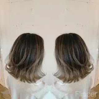 カラー 石井辰功也 フリーランス美容師のヘアスタイル