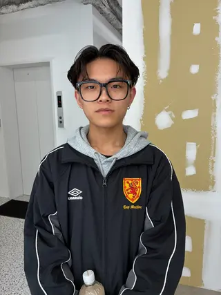 メンズ メンズカット パーマ[佐橋]のヘアスタイル