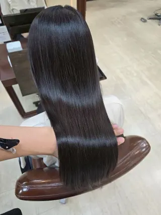 ロング brace 小笹花純のヘアスタイル