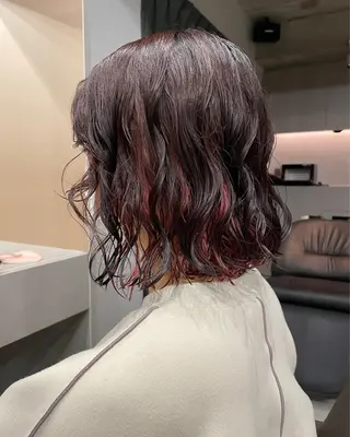 ミディアム パーマ 吉田一輝 外国人パーマのヘアスタイル