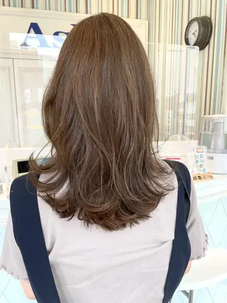 セミロング ♡大人カワイイ hair♡徳井はやとのヘアスタイル