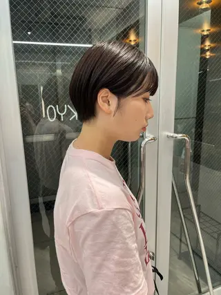 ショート ボブ&顔まわりレ イヤー♡TOMOE♡のヘアスタイル