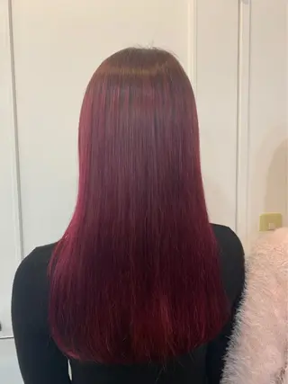 セミロング テラダ ココロのヘアスタイル