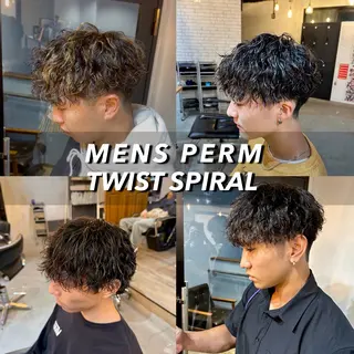 パーマ メンズ メンズ特化/ショート /ツイスパ/結希のヘアスタイル